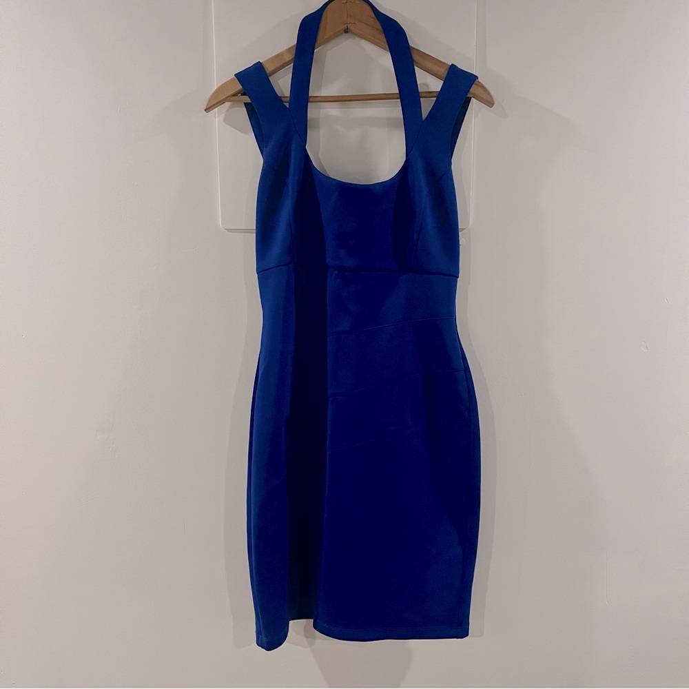 GUESS Sexy and fun Royal Blue bodycon cocktail dress